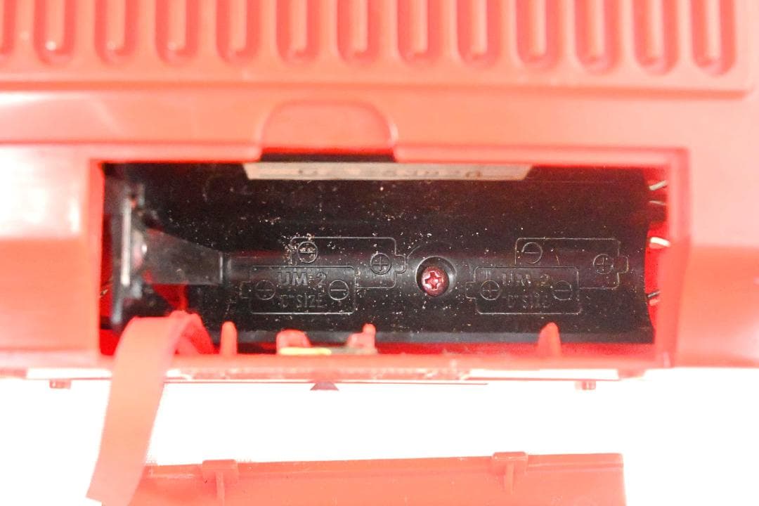 National 赤 カセットプレーヤー【レア】【ジャンク】RQ-304