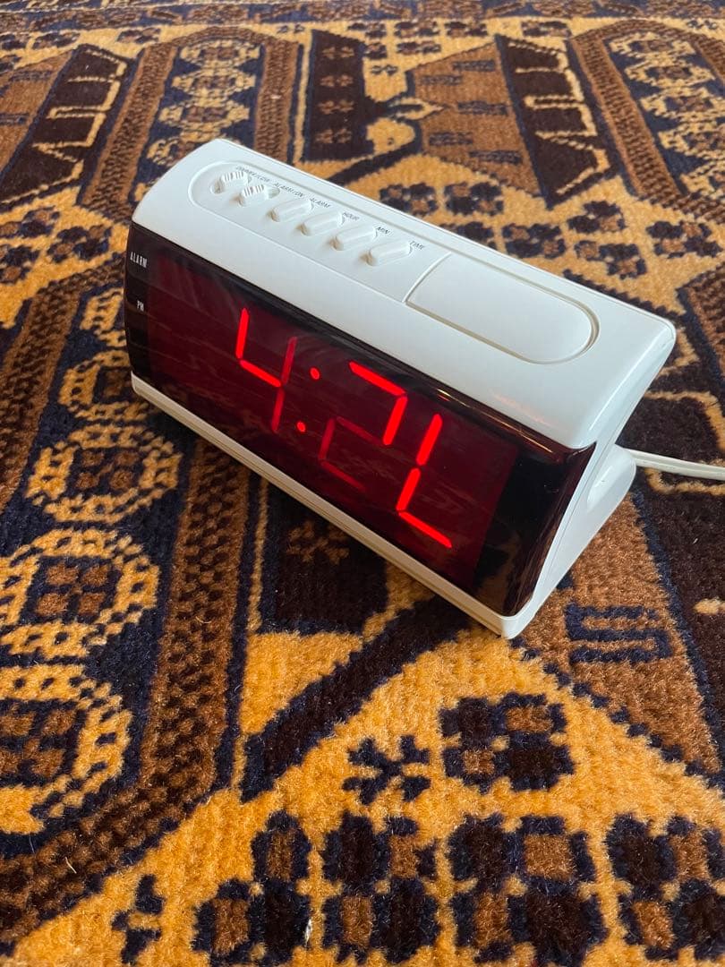 希少 美品 Hardcore LED BIG DIGITAL CLOCK EC