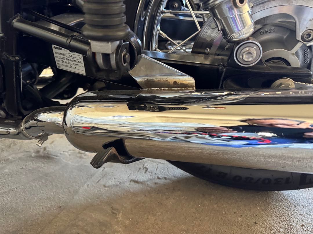 大和ステンレス　スリップオンマフラー（トライアンフボンネビルT100空冷用）