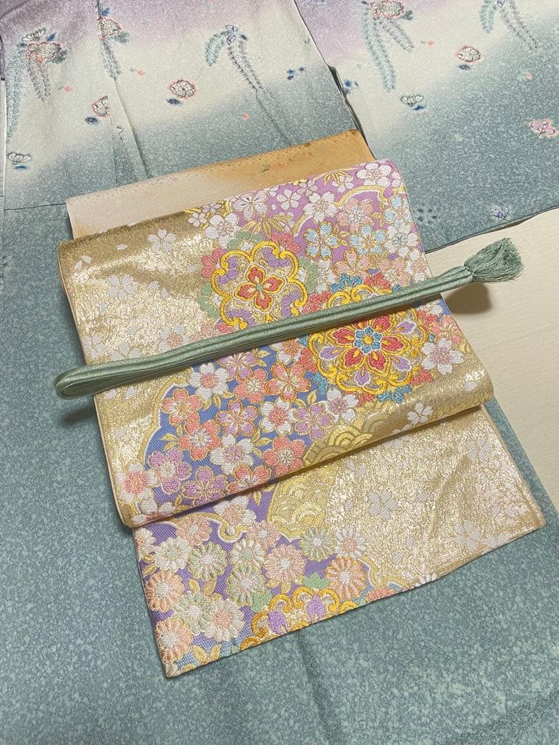 訪問着フルセット　辻ヶ花　絞り　正絹　結婚式　ぼかし