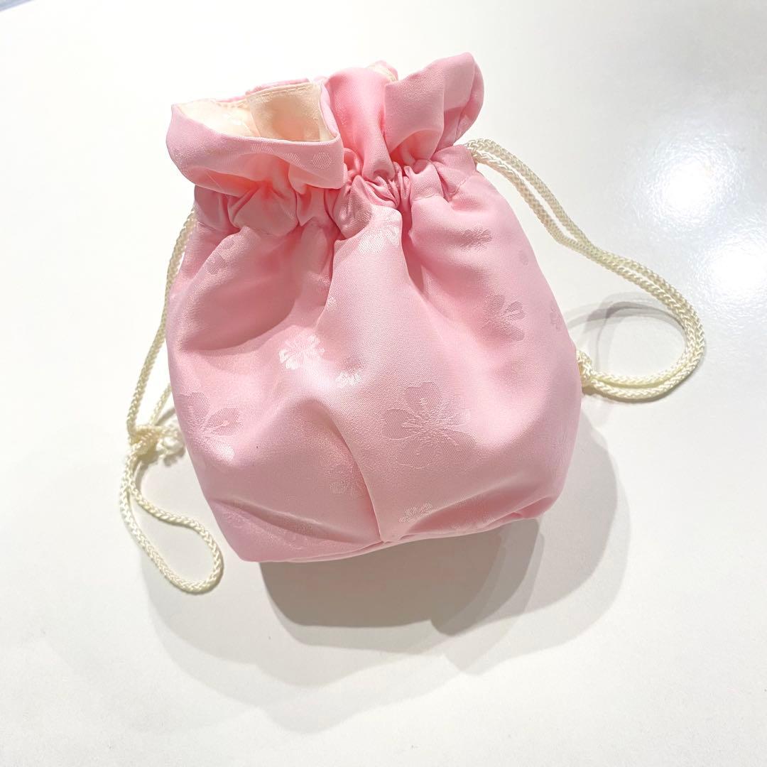 3歳七五三 着物セット　女の子 ピンク　紫　ストライプ　花柄刺繍　小町kids