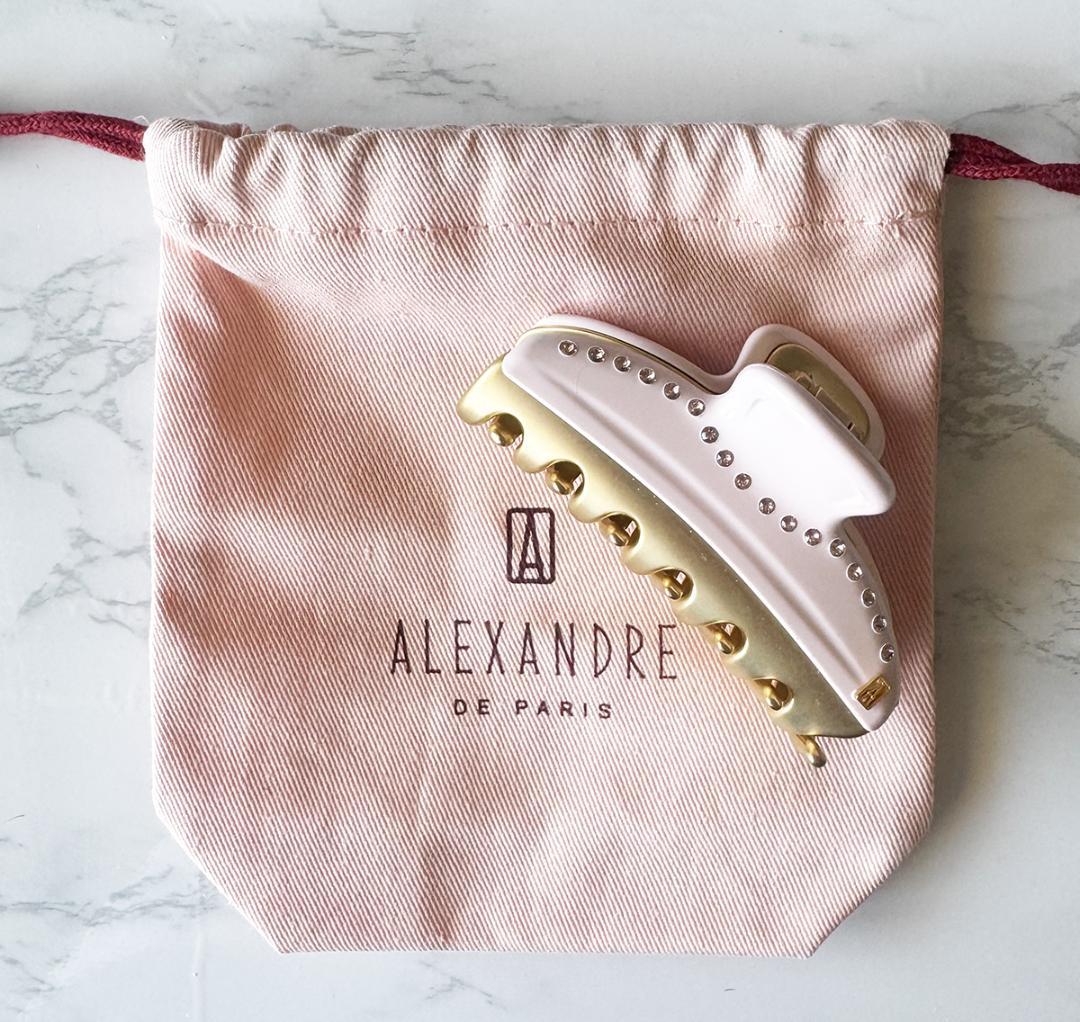 ★美品★ アレクサンドルドゥパリ　ヘアクリップ　ピンク