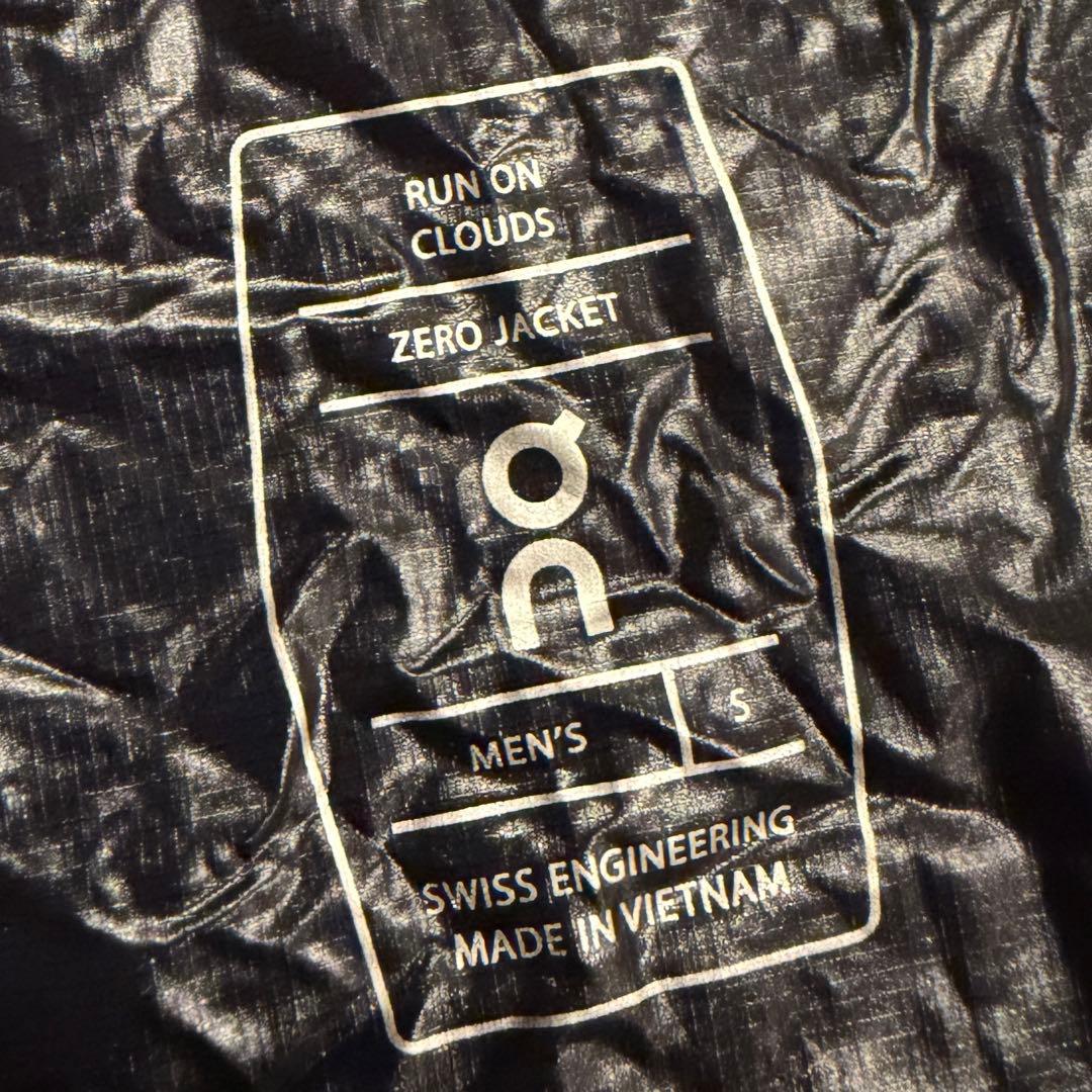 On オン ZeroJacket ゼロジャケット S（日本M）メンズ ランニング