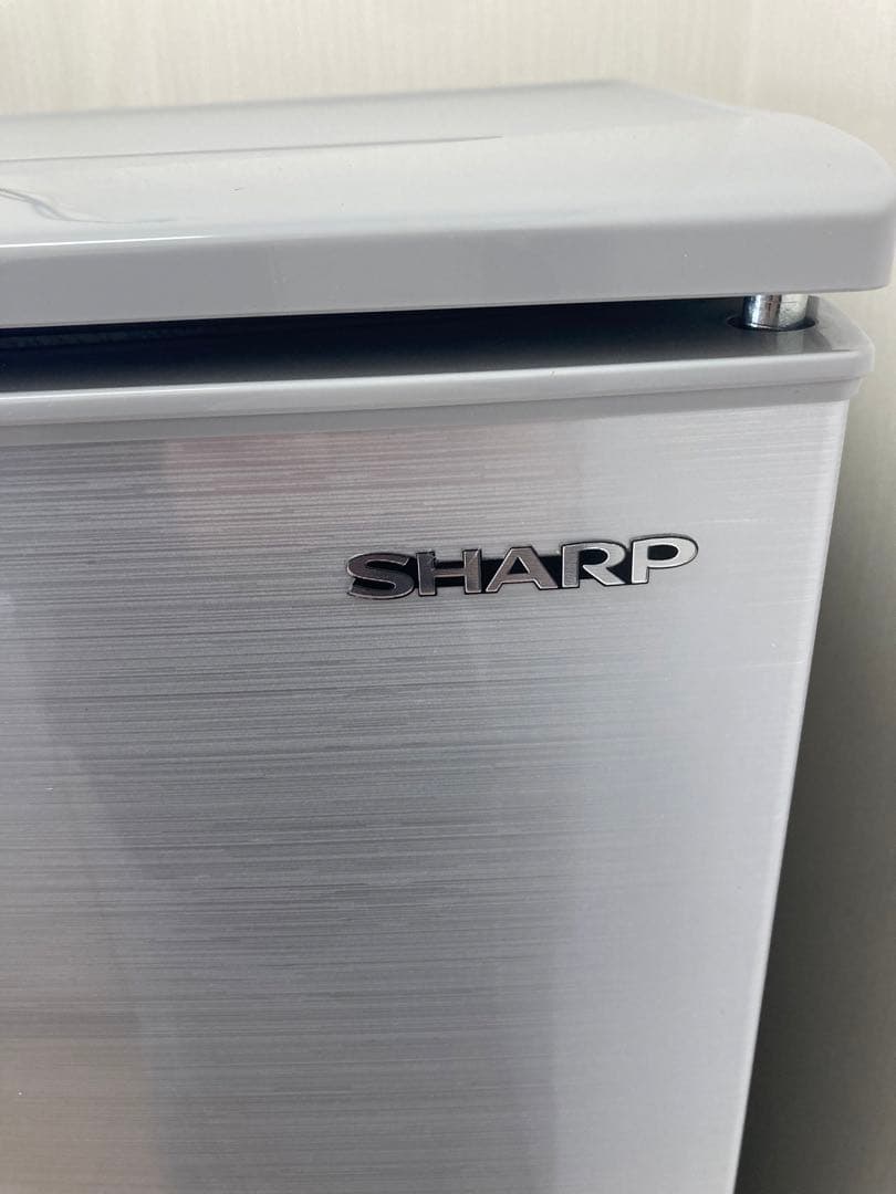 SHARP 冷蔵庫 シルバー 2段棚付き