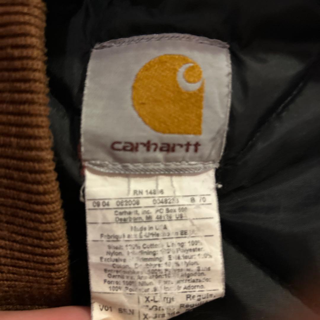希少　Carhartt ダックベスト　made in USA
