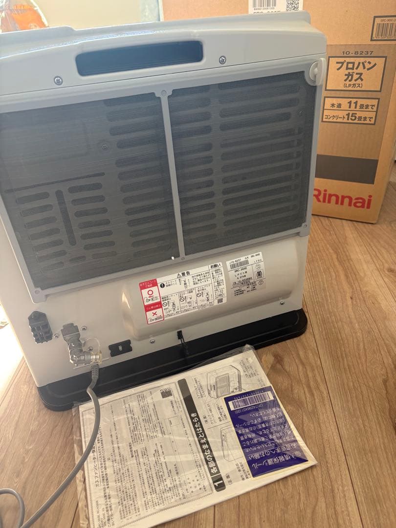 極美品】 Rinnai ガスファンヒーター SRC-365E ガスコード付き