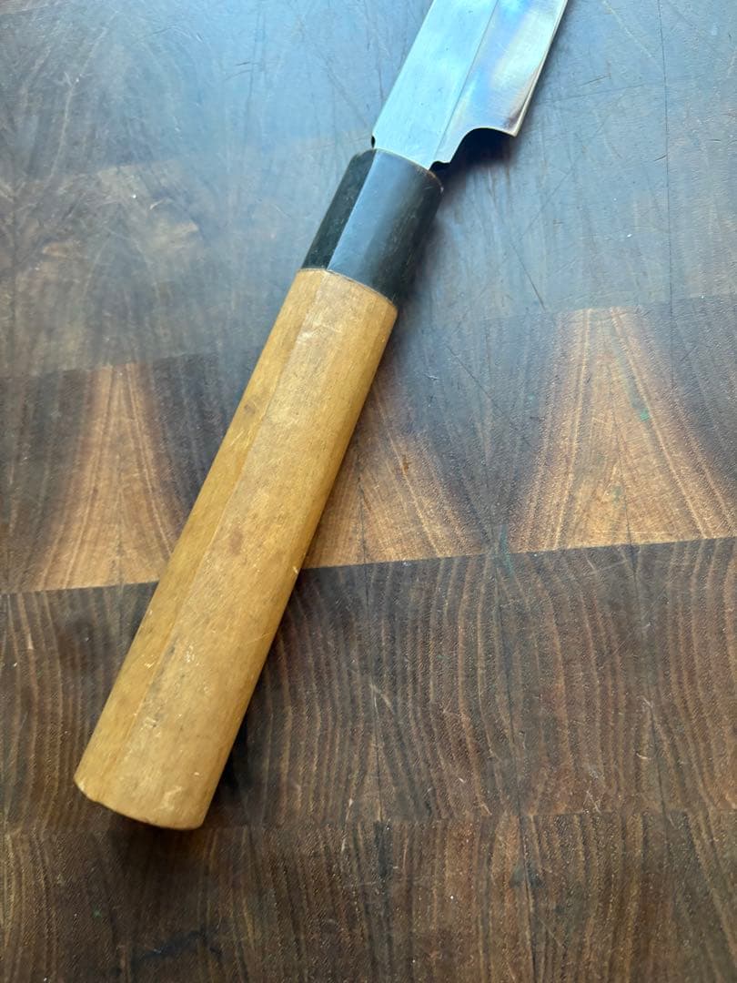 正本総本店　純日本鋼　本焼　柳刃　210mm 7寸　包丁　和包丁　研ぎ直し済