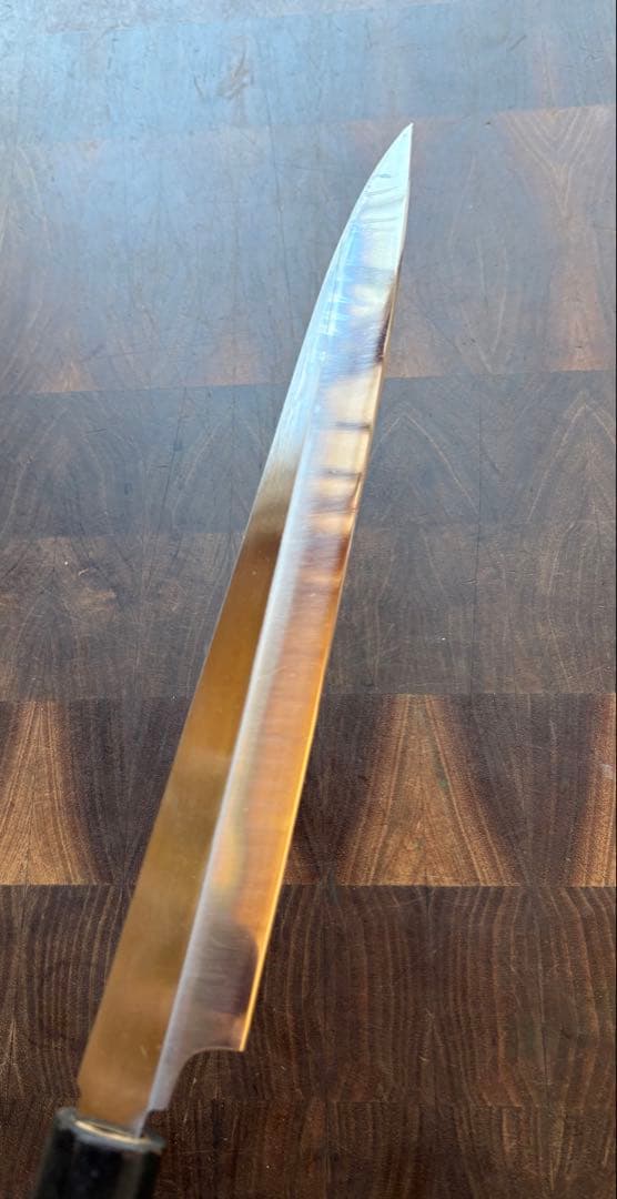 正本総本店　純日本鋼　本焼　柳刃　210mm 7寸　包丁　和包丁　研ぎ直し済