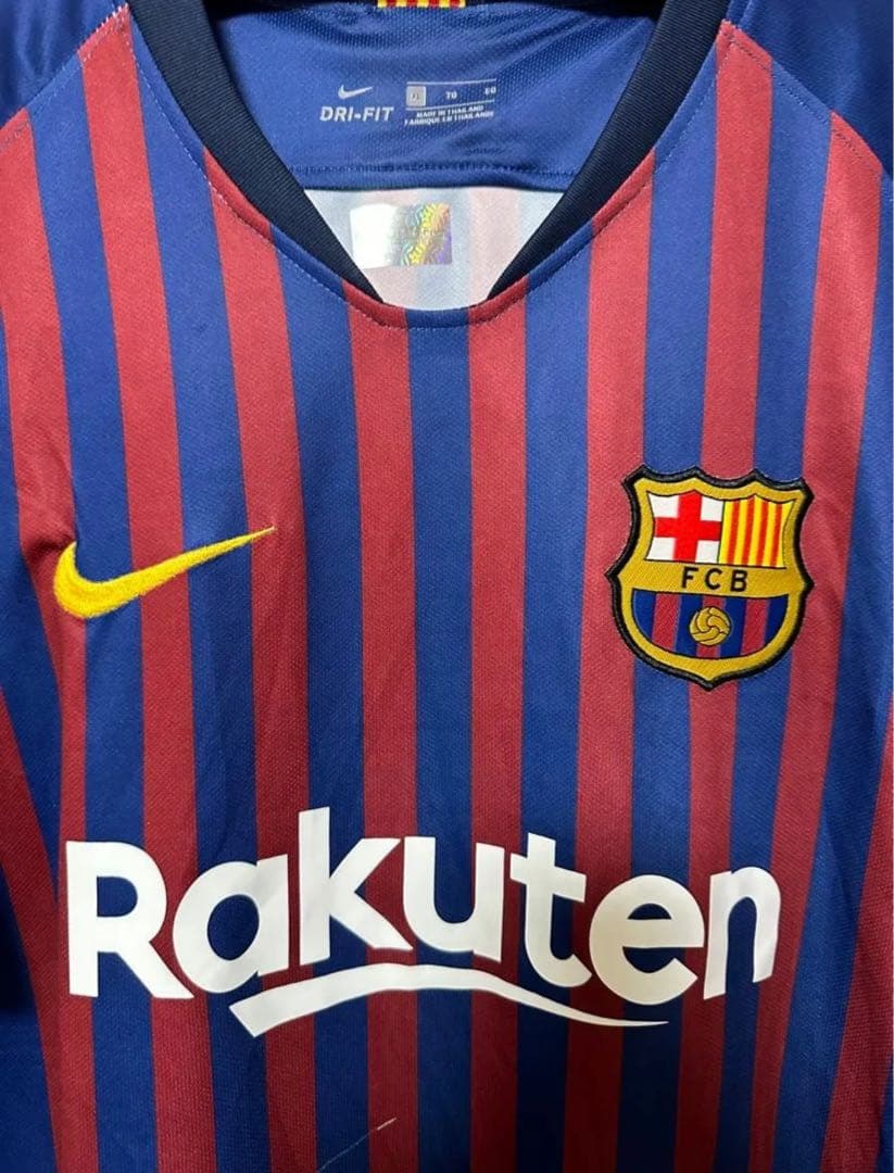 【メッシ直筆サイン入り】 バルセロナユニフォーム16/17•17/18おまけ付き