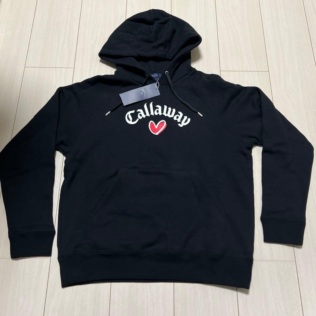 Callaway ラブキャロウェイ スウェットパーカー　ブラック　L 完売品