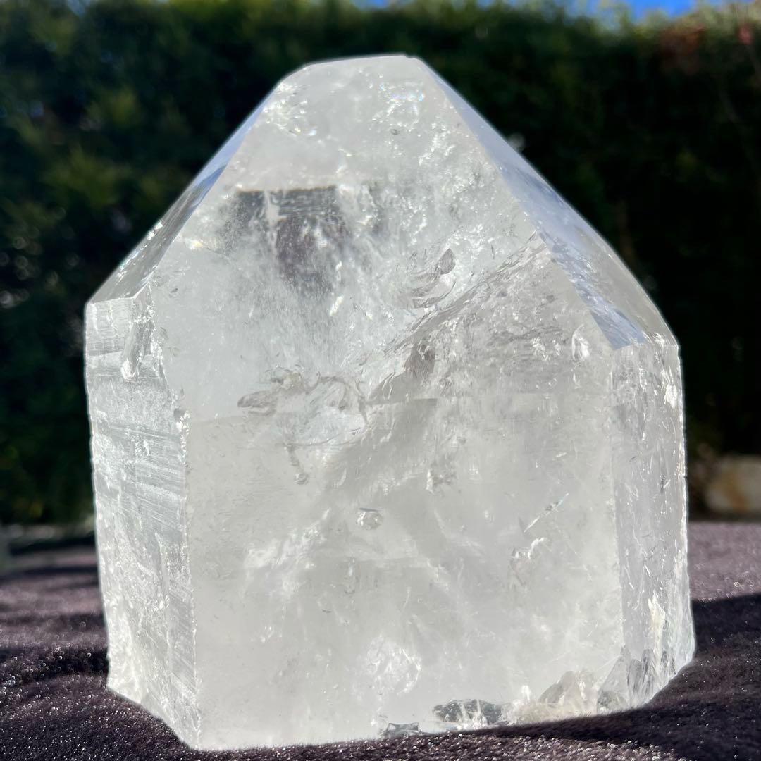 ✳️超破格‼️大迫力✨訳あり商品✨ハイクオリティ✨虹入り 水晶 六角柱 原石 天然石