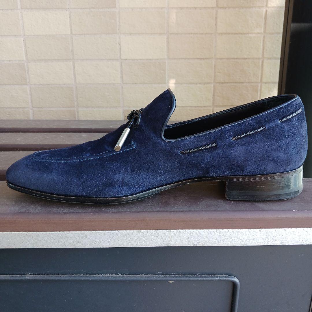 Ferrante スエードローファー UK6 E　紺