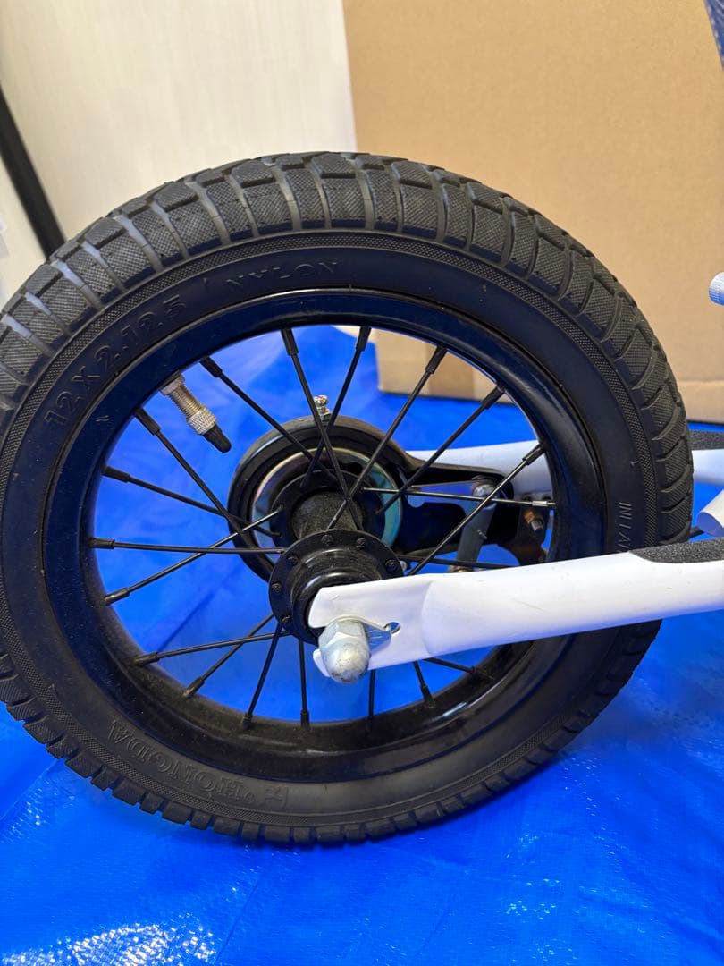 スパーキー 別売ロングサドル付　バランスバイク ブレーキ付　スタンド付