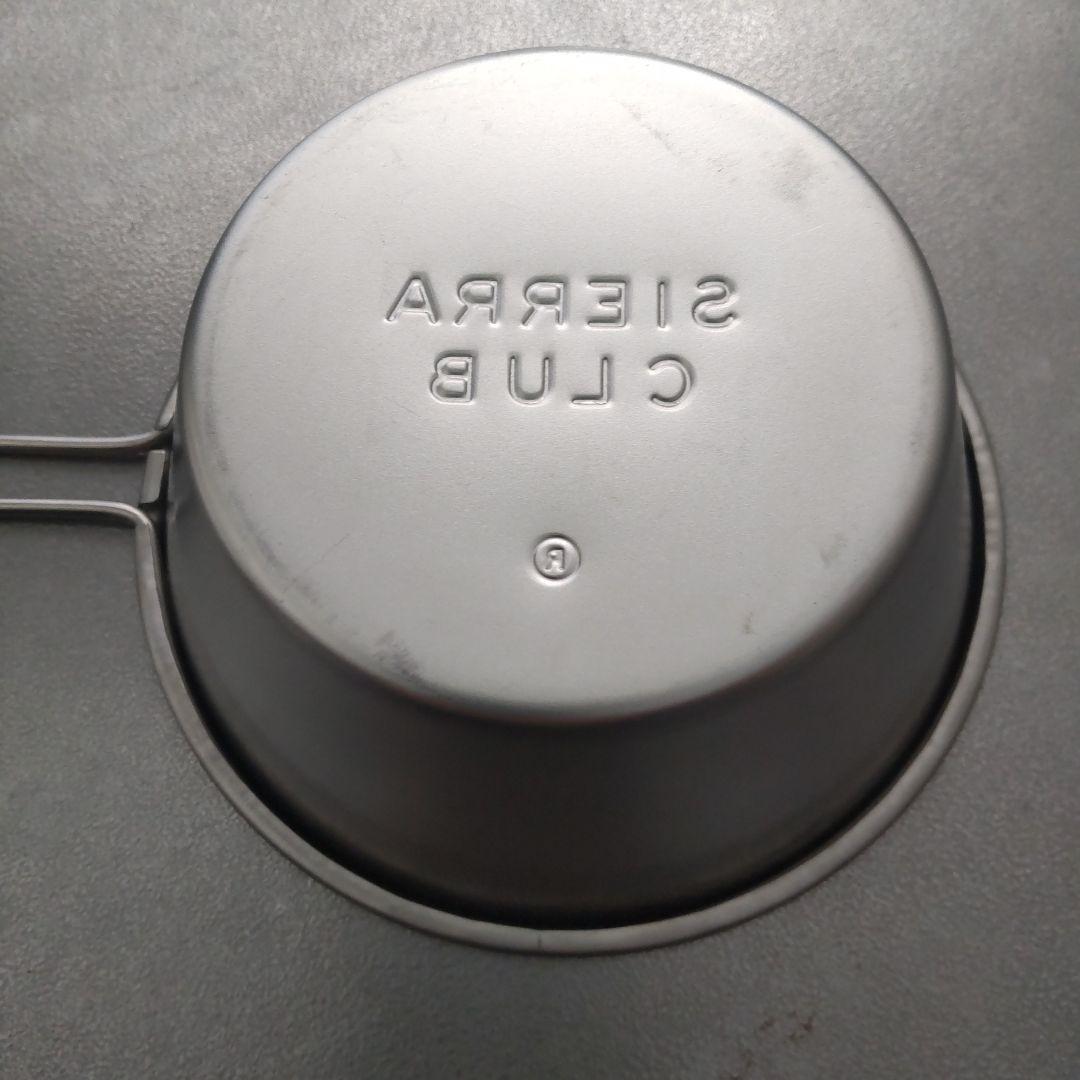 【未使用】　SIERRA CLUB シェラカップ ステンレス製