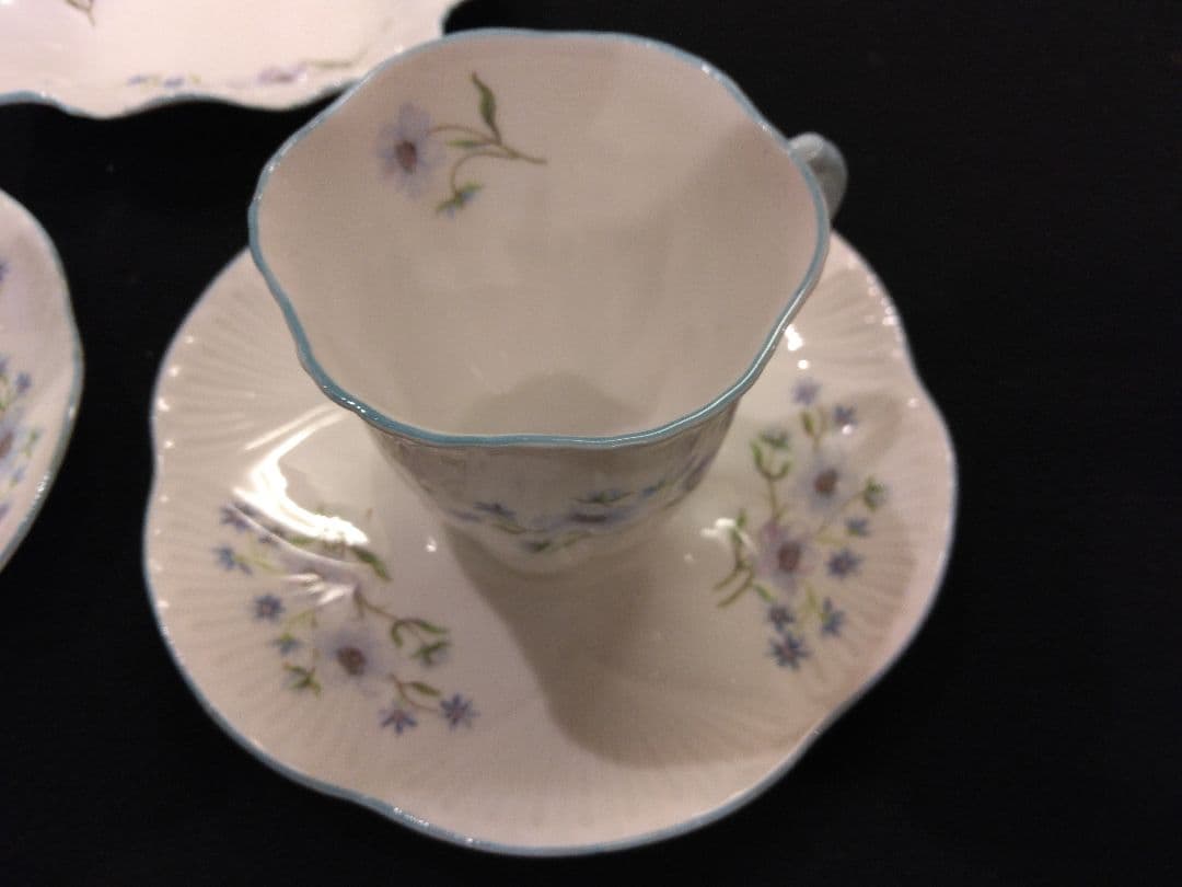 シェリーアンティーク　デミタスカップ　小皿セット