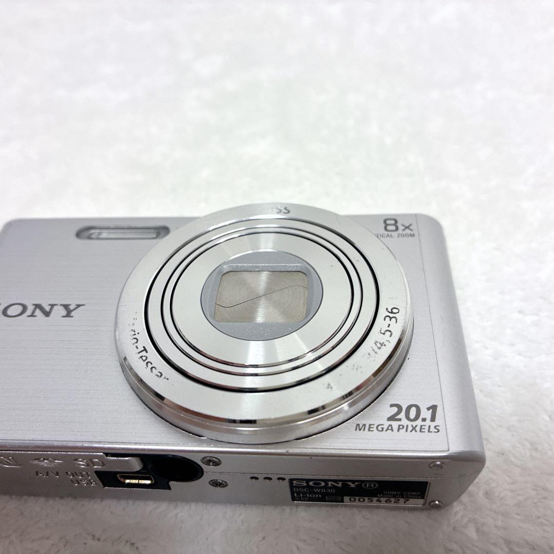 SONY Cyber-shot DSC-W830　シルバー　デジカメ　コンデジ