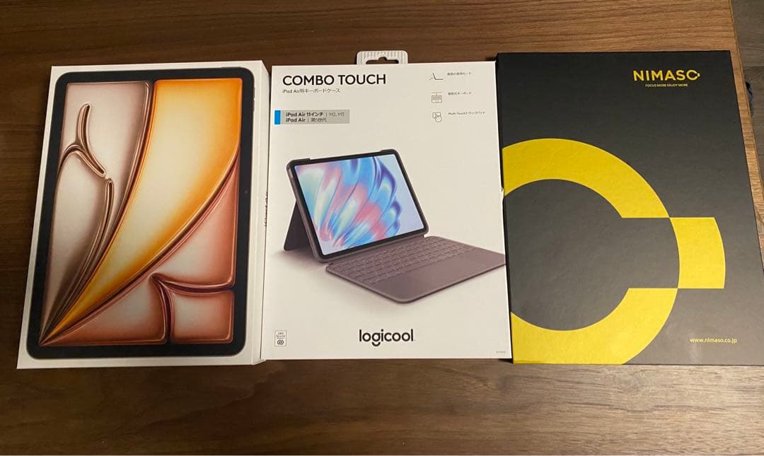 【ほぼ未使用】iPad Air 第7世代 M3 256GB ロジクールセット