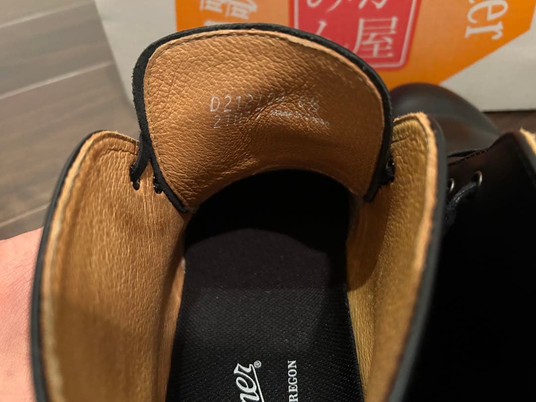 最終値下げ　Danner チャッカブーツ 24.5 レザー 黒 チャカブーツ