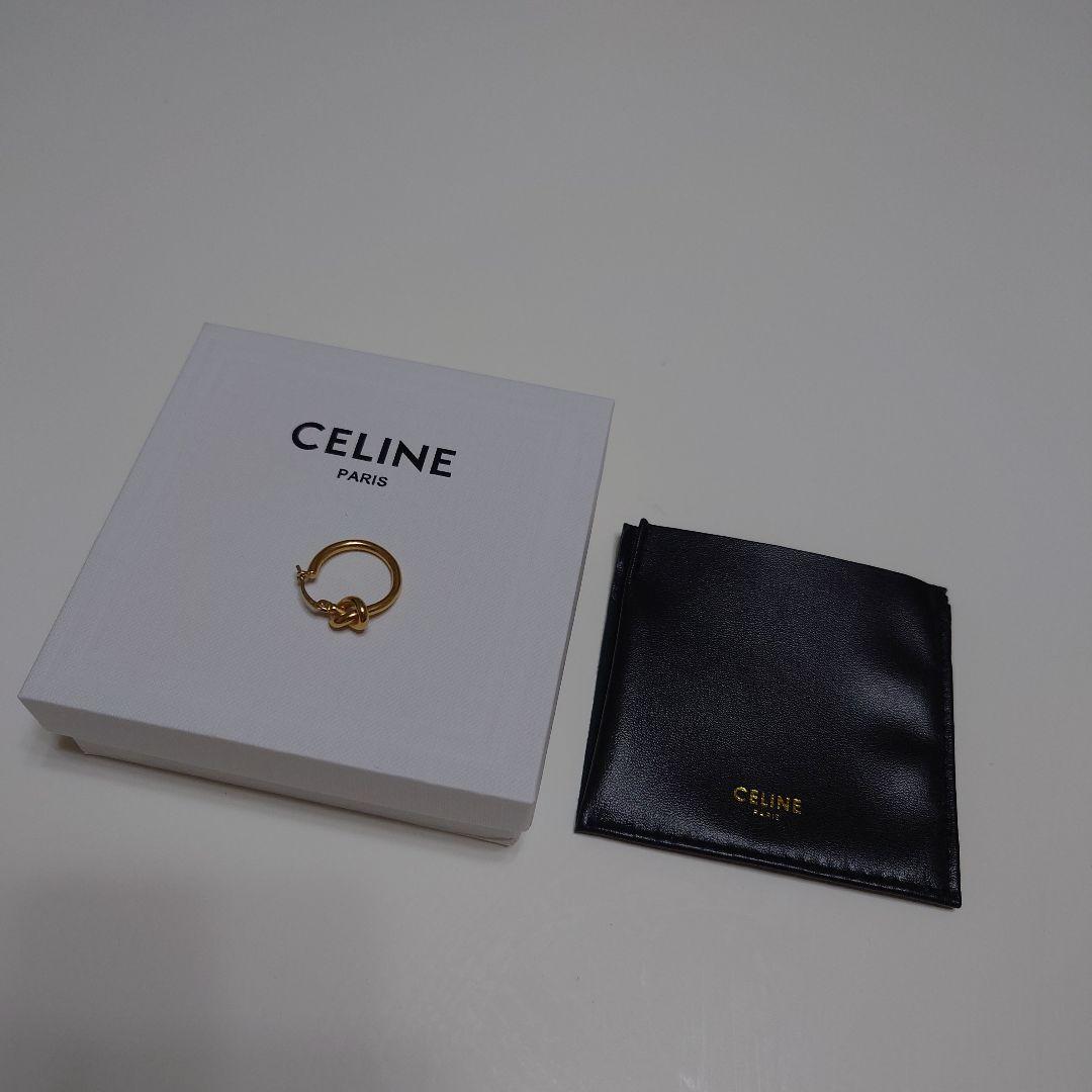 CELINEノット スモール フープ ピアス（片耳）