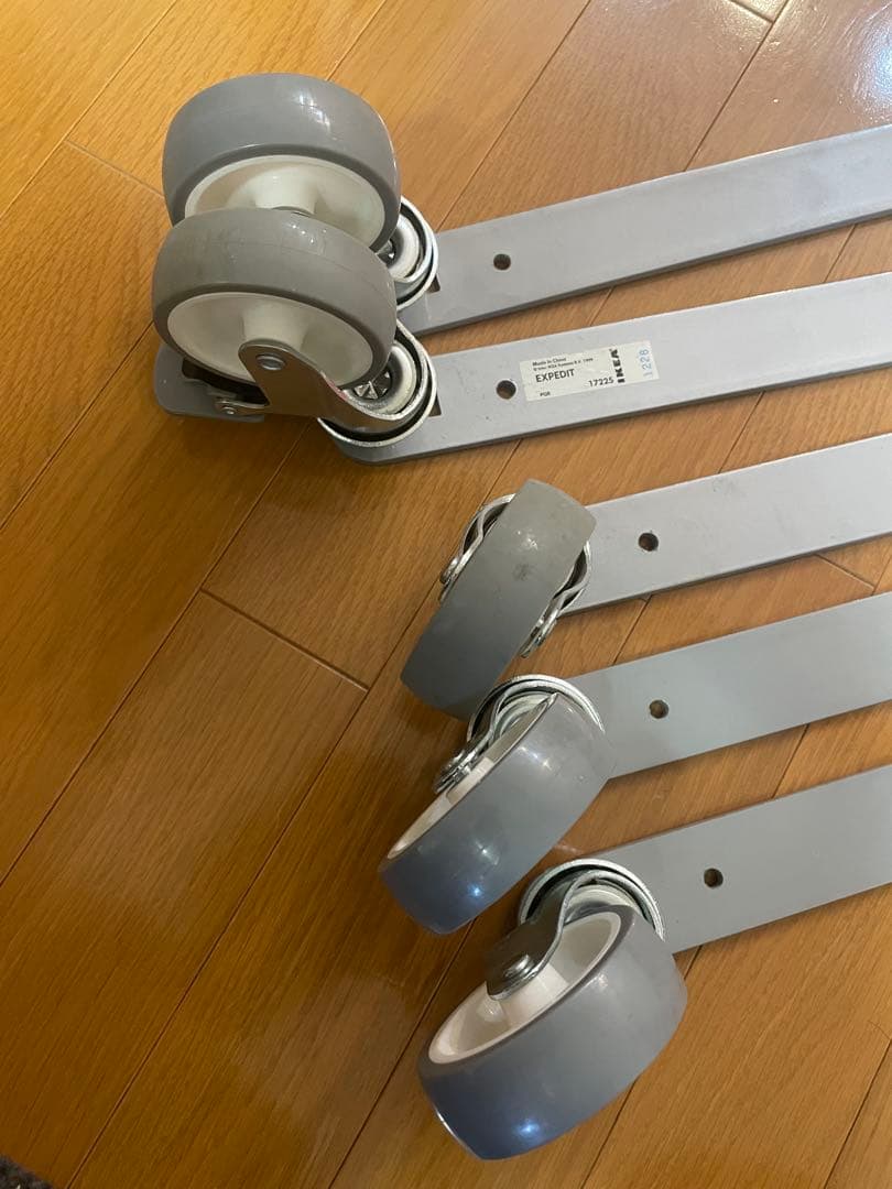 EXPEDIT カラックスキャスター 5本セット【説明書・取り付け用金具付き】