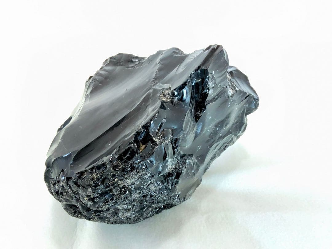 黒曜石　こくよう石(オブシディアン)原石　置き物