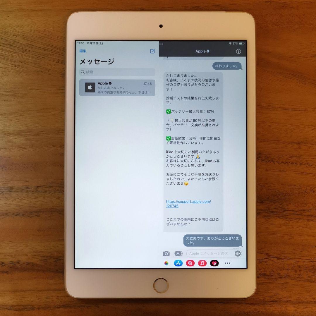 『準美品・最大容量87%』iPad mini 第4世代 64G『シムフリー』05