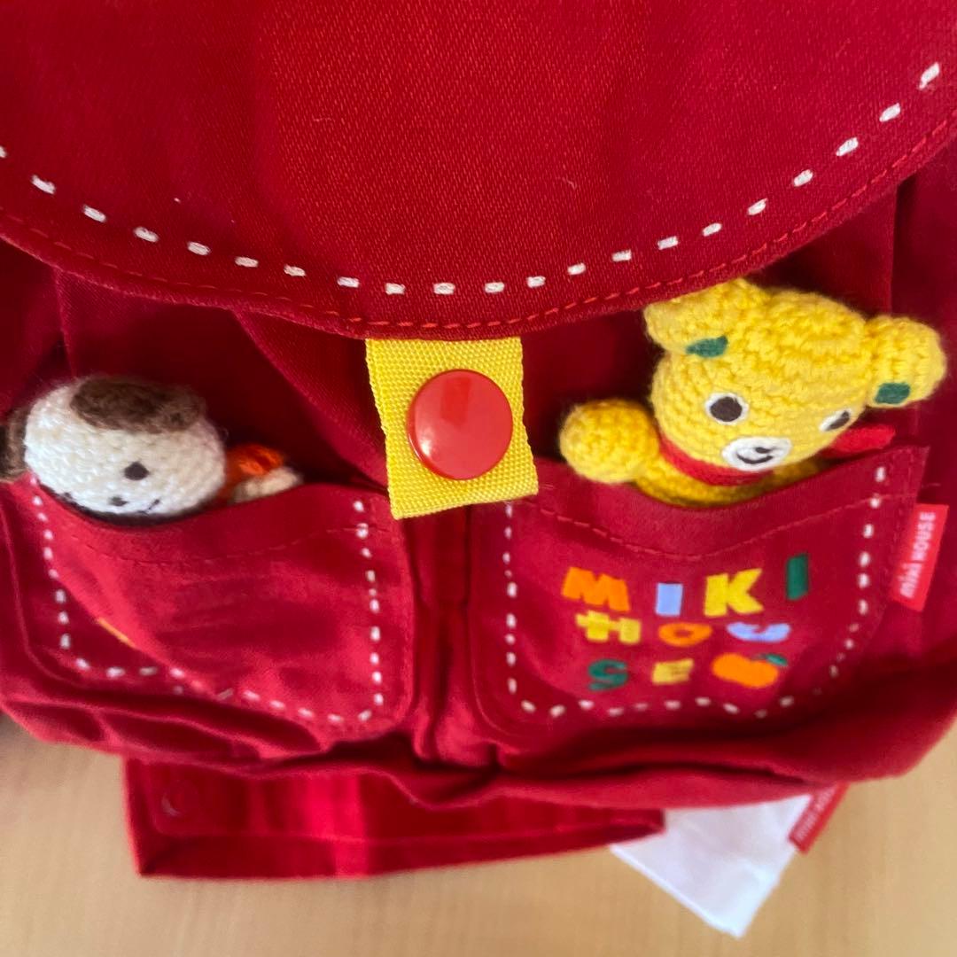 希少　新品タグ付き　ミキハウス立体クマリュックオーバーオールブラウスまとめセット