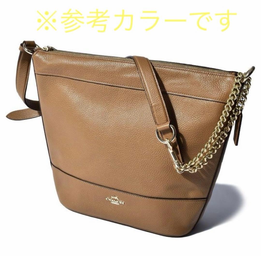【新品同様】COACH コーチ パクストン ダッフル レザー ショルダー 黄