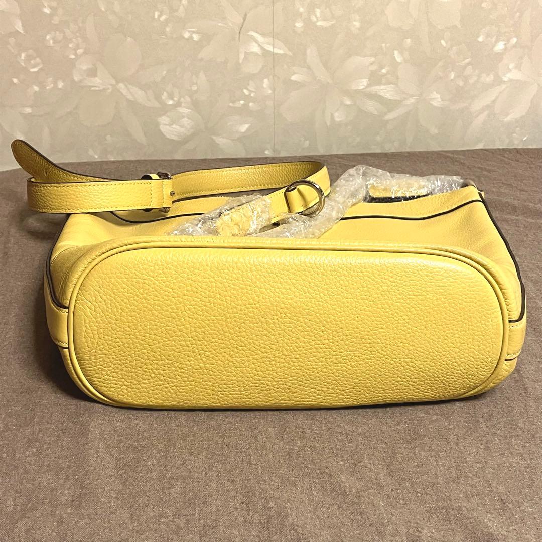 【新品同様】COACH コーチ パクストン ダッフル レザー ショルダー 黄