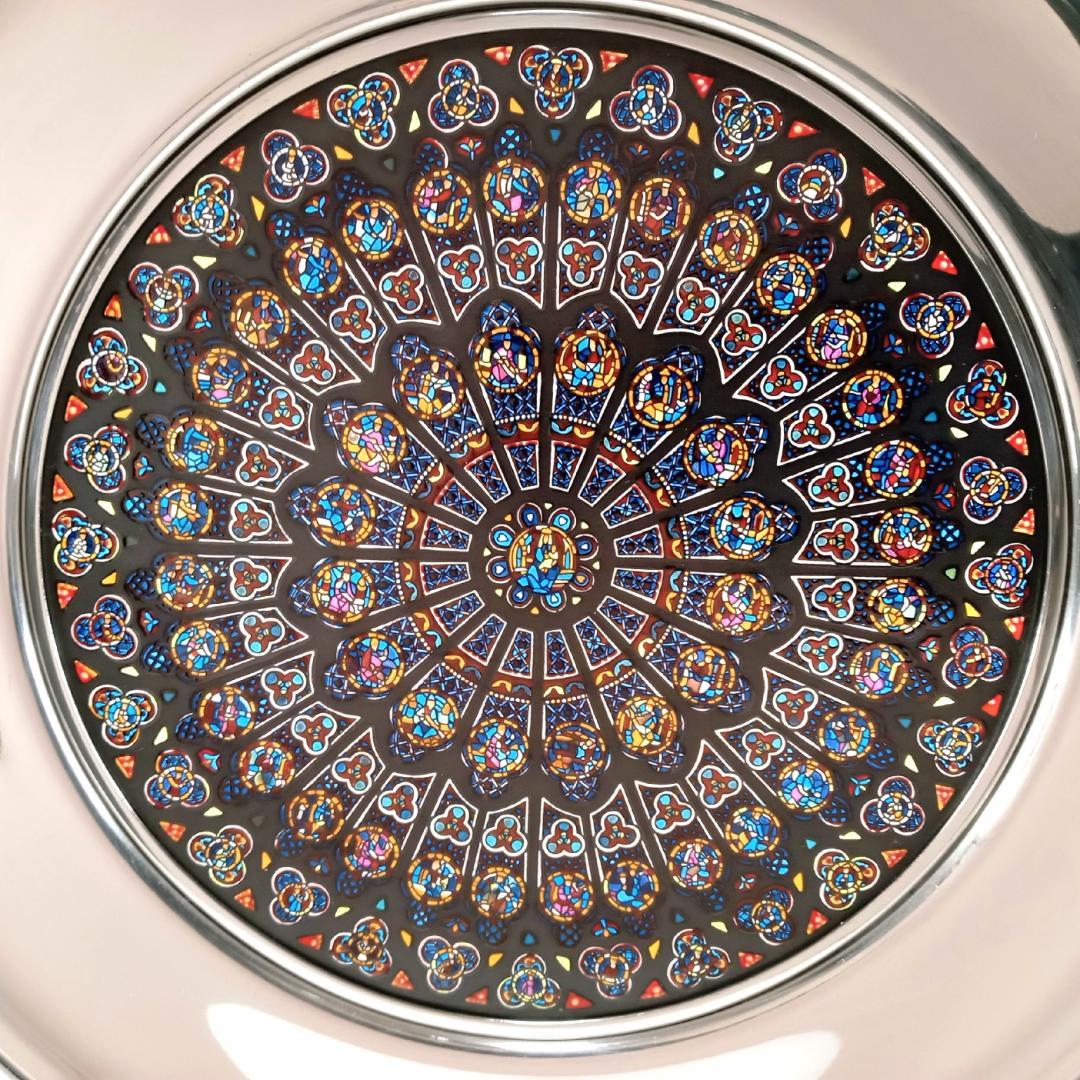 ノートルダム大聖堂(パリ)ステンドグラス 北のバラ窓 グラスマスターズ社