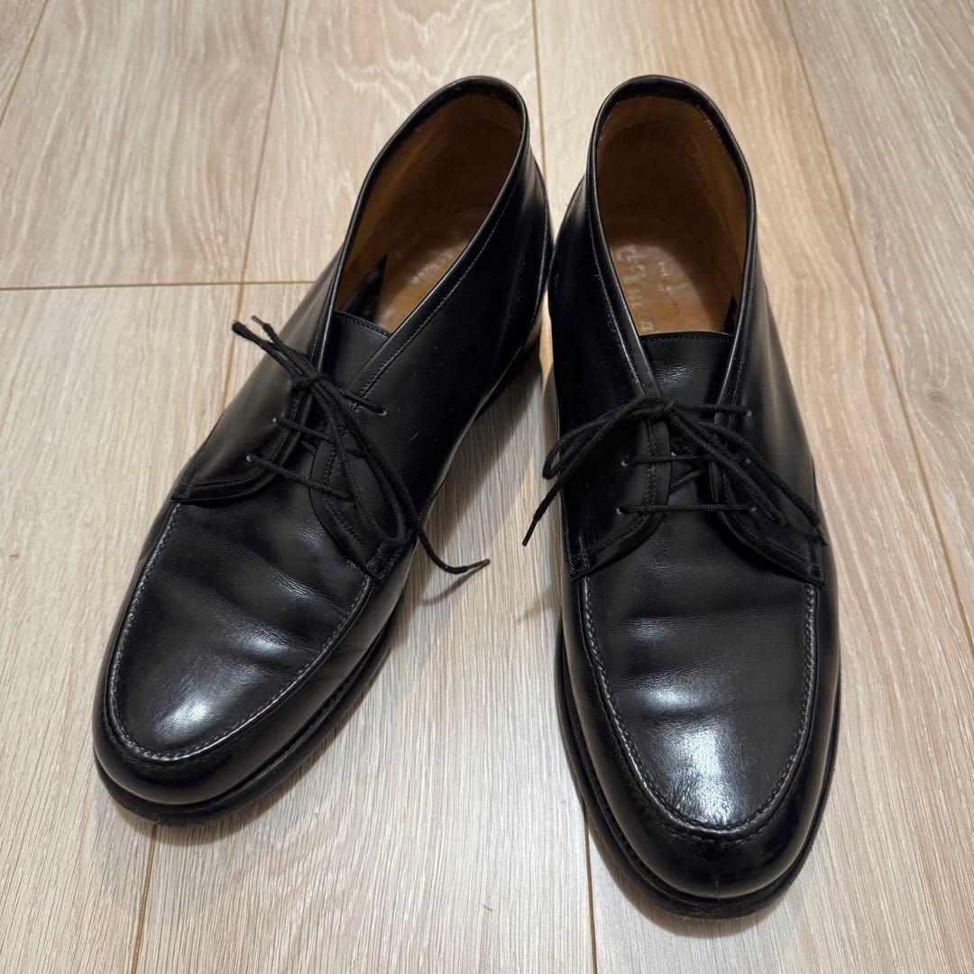 Le Yucca’s レユッカス チャッカブーツ 43 ブラック レザー