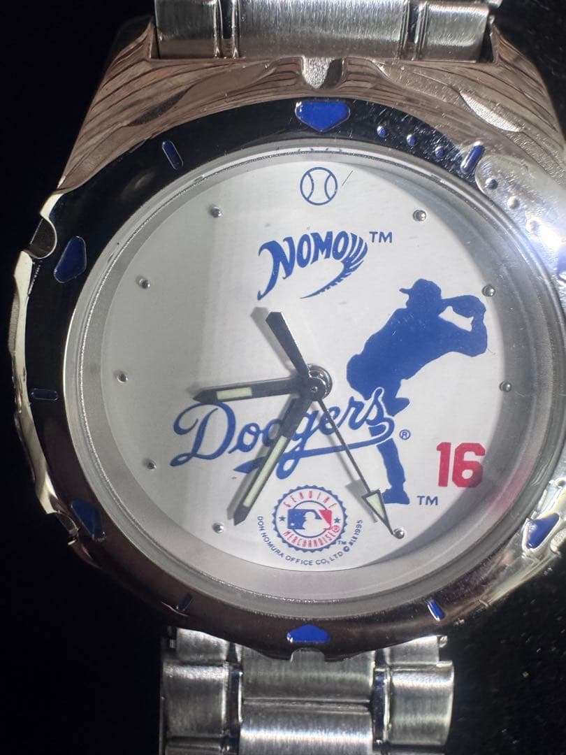 野茂英雄 1995年 ドジャース記念時計 新品未使用 OH済み