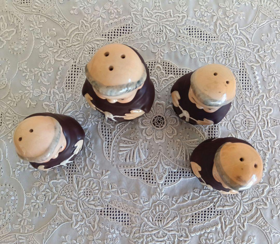 入手難 アンティーク Goebelゲーベル 修道士のフンメル人形 ４点セット