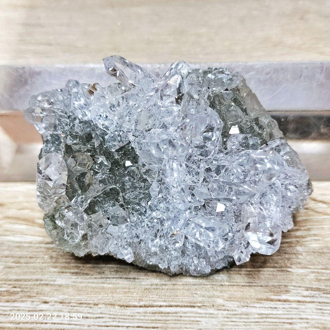 ちー ヒマラヤマニハール産水晶クラスター① ③