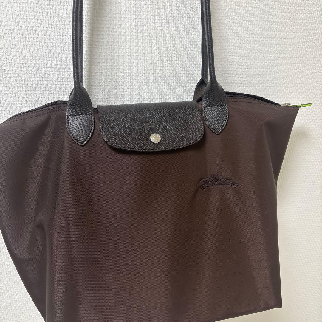 【期間限定お値下げ中】ル プリアージュグリーン L ショルダーバッグ　モカ