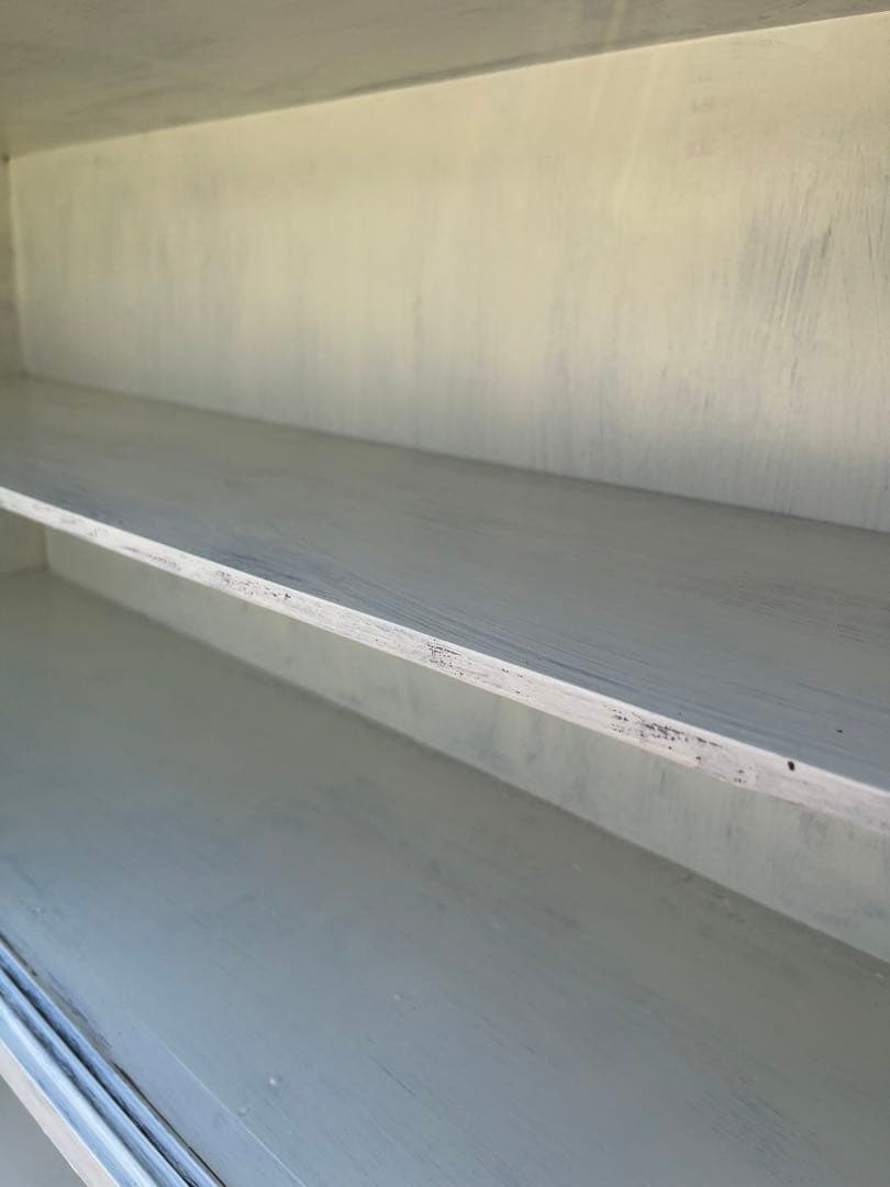 白 食器棚 昭和レトロ 当時物 ホワイト インテリア 水屋 古民家 ビンテージ