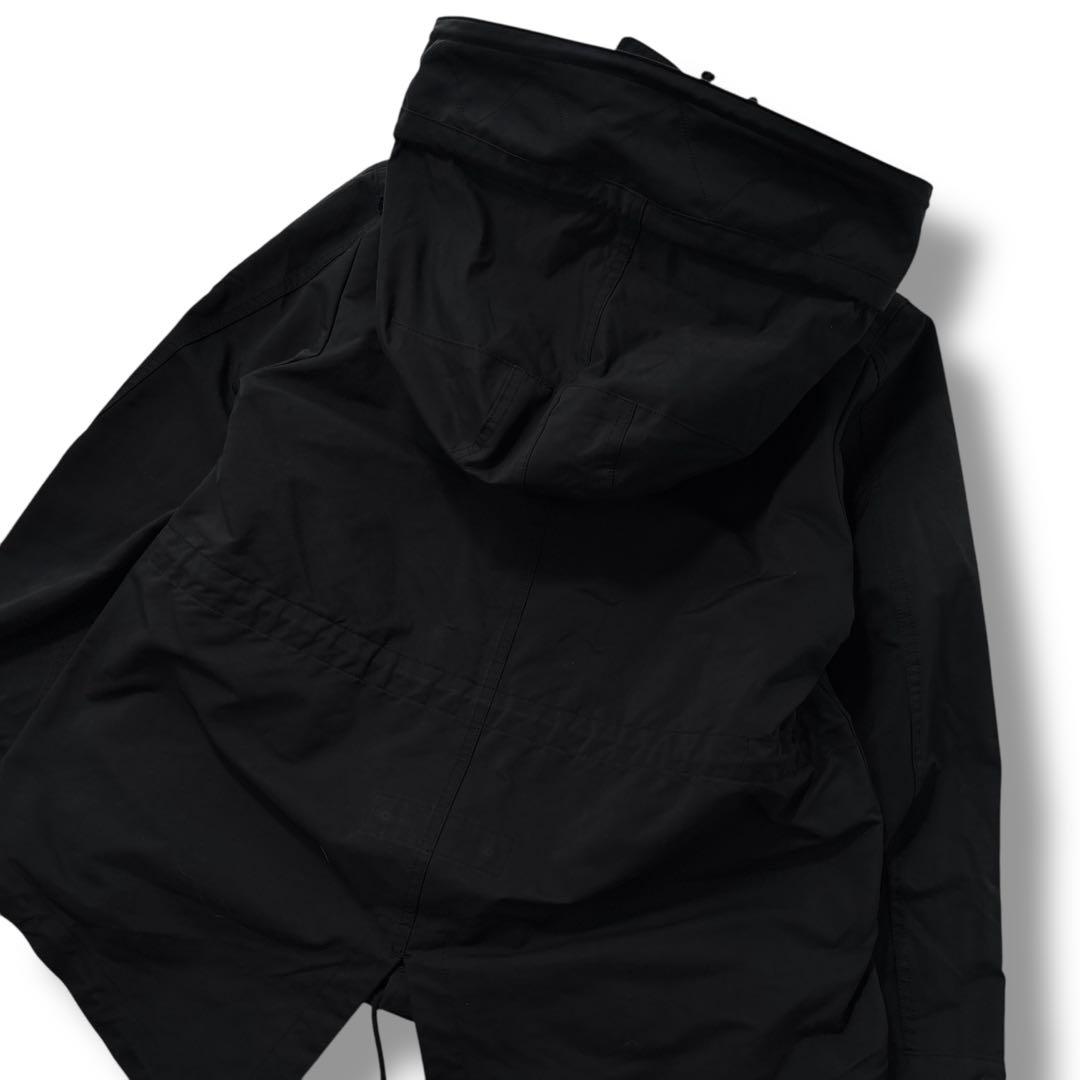 【極美品】THE RERACS　ザリラクス　モッズコート 黒　ブラック　L