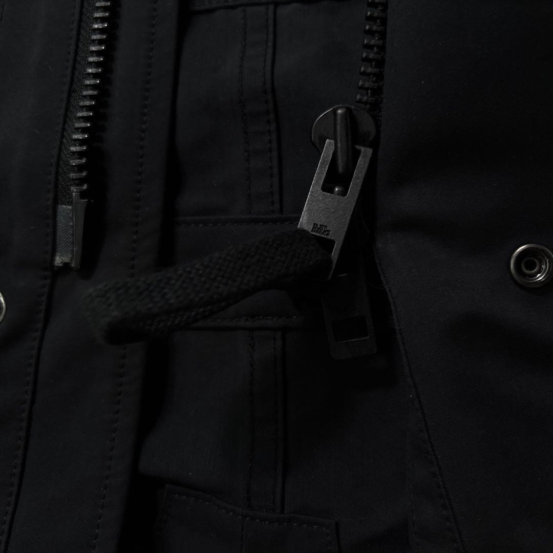 【極美品】THE RERACS　ザリラクス　モッズコート 黒　ブラック　L