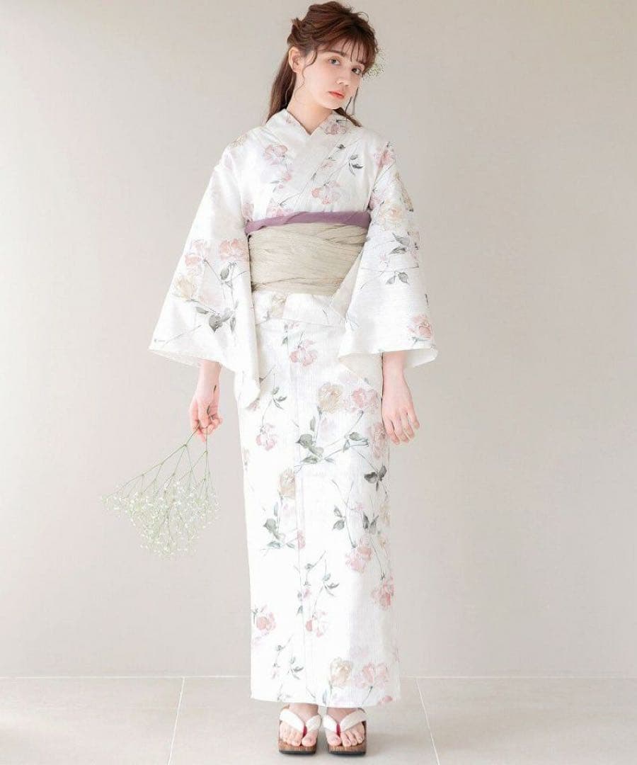 Dita 浴衣 【桜花色の浮世花】