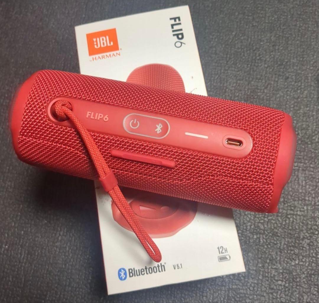 JBL FLIP6 ワイヤレススピーカー レッド