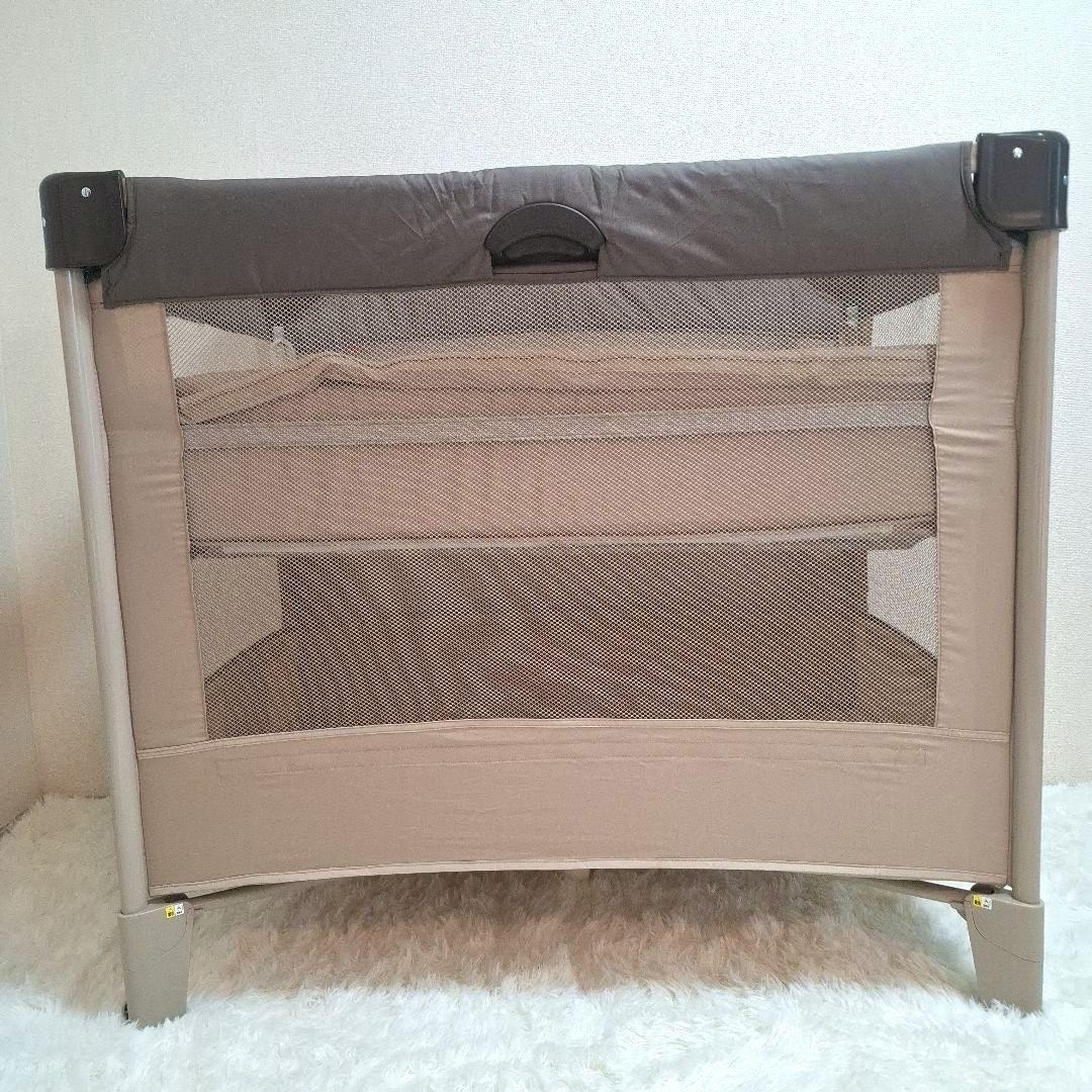 【美品】Aprica アップリカ ココネルエアー ベビーベッド ココア