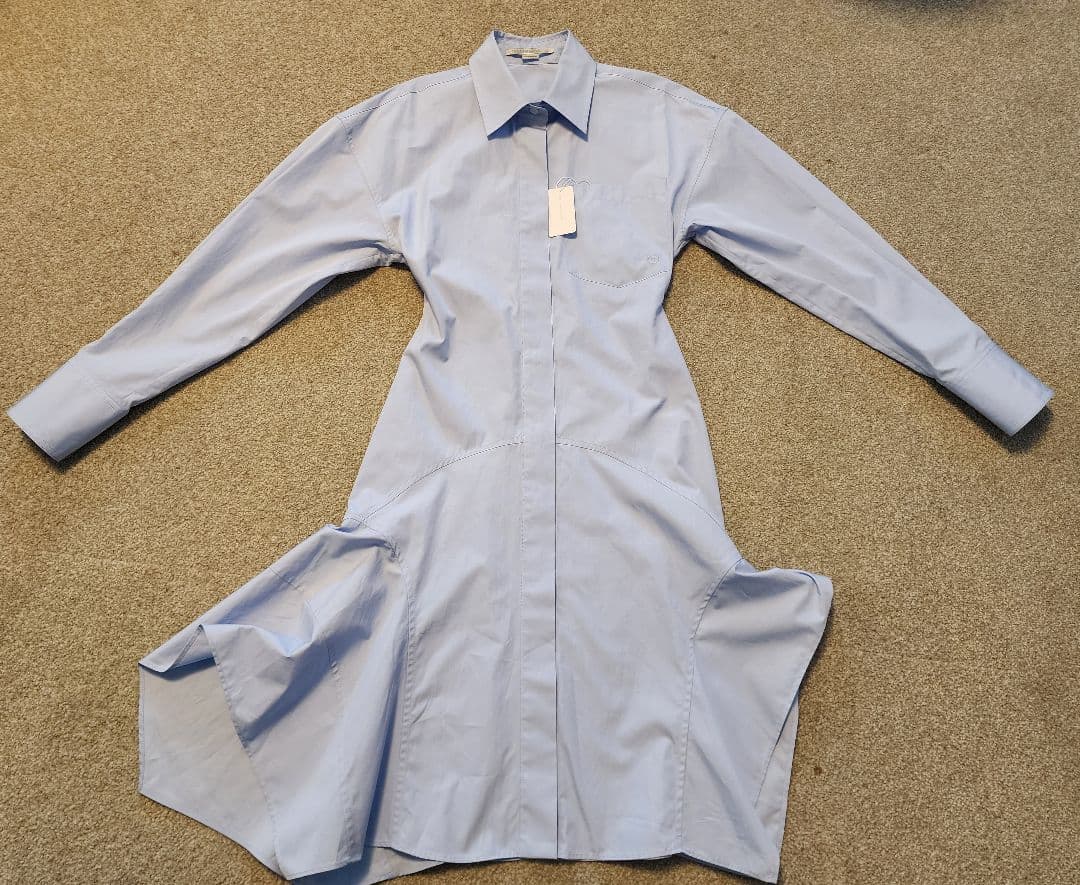 Stella McCartney・ステラマッカートニー◆コットンシャツワンピース