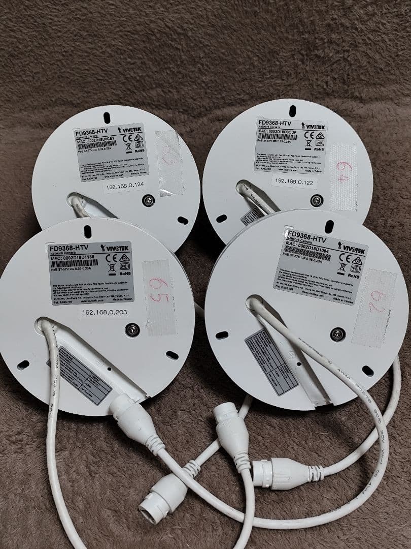 VIVOTEK FD9368-HTV カメラ 4個セット