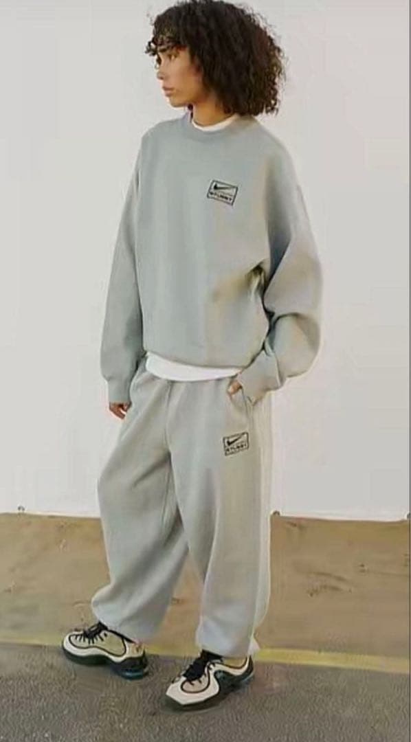 ら*ら様 Stussy × Nikeスウェット グレー