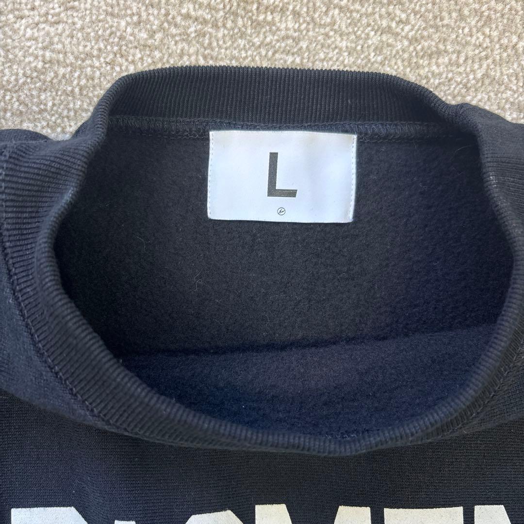 【レア・美品】Mリーグ×FRAGMENT 完売品スウェット 黒　藤原ヒロシ