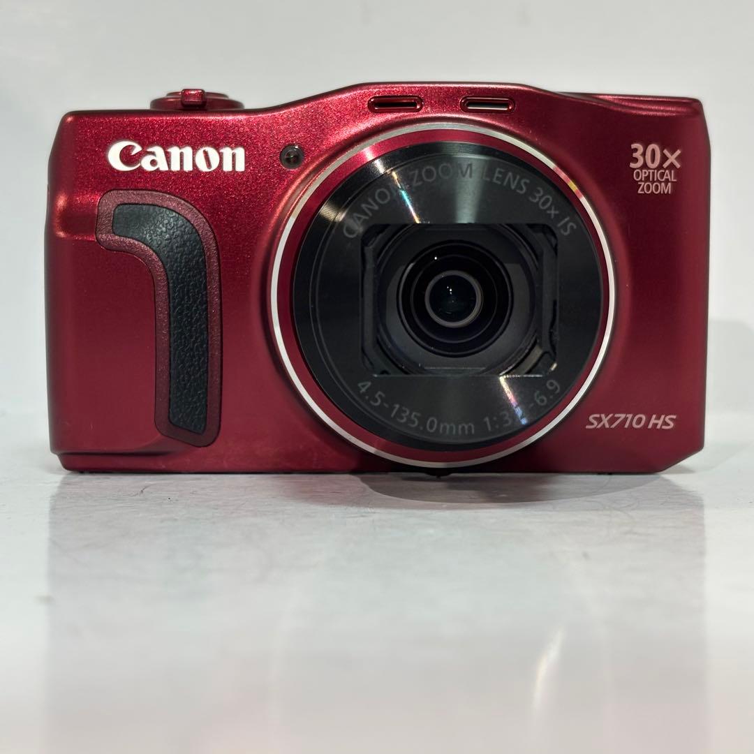 外観美品 Canon PowerShot SX710HS レッド