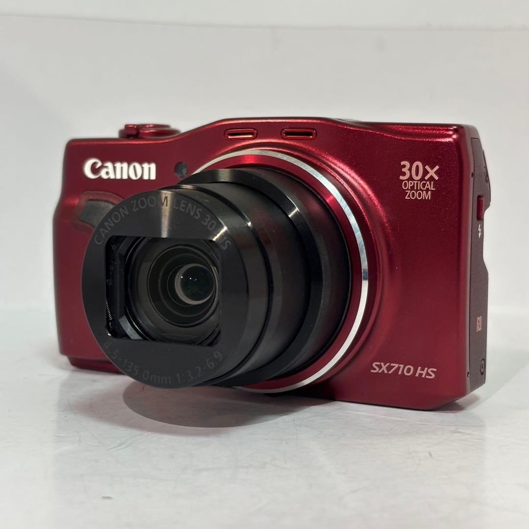 外観美品 Canon PowerShot SX710HS レッド