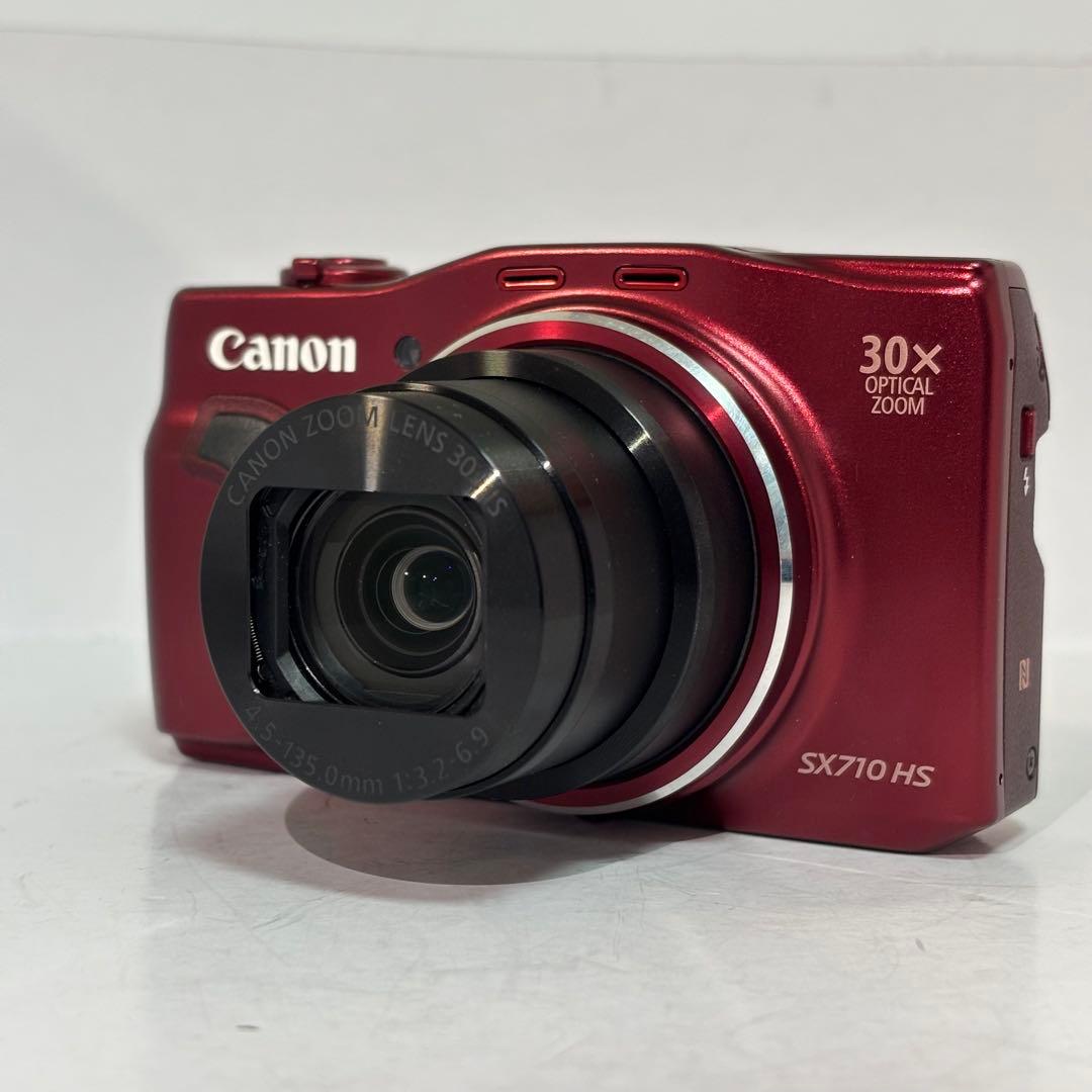 外観美品 Canon PowerShot SX710HS レッド