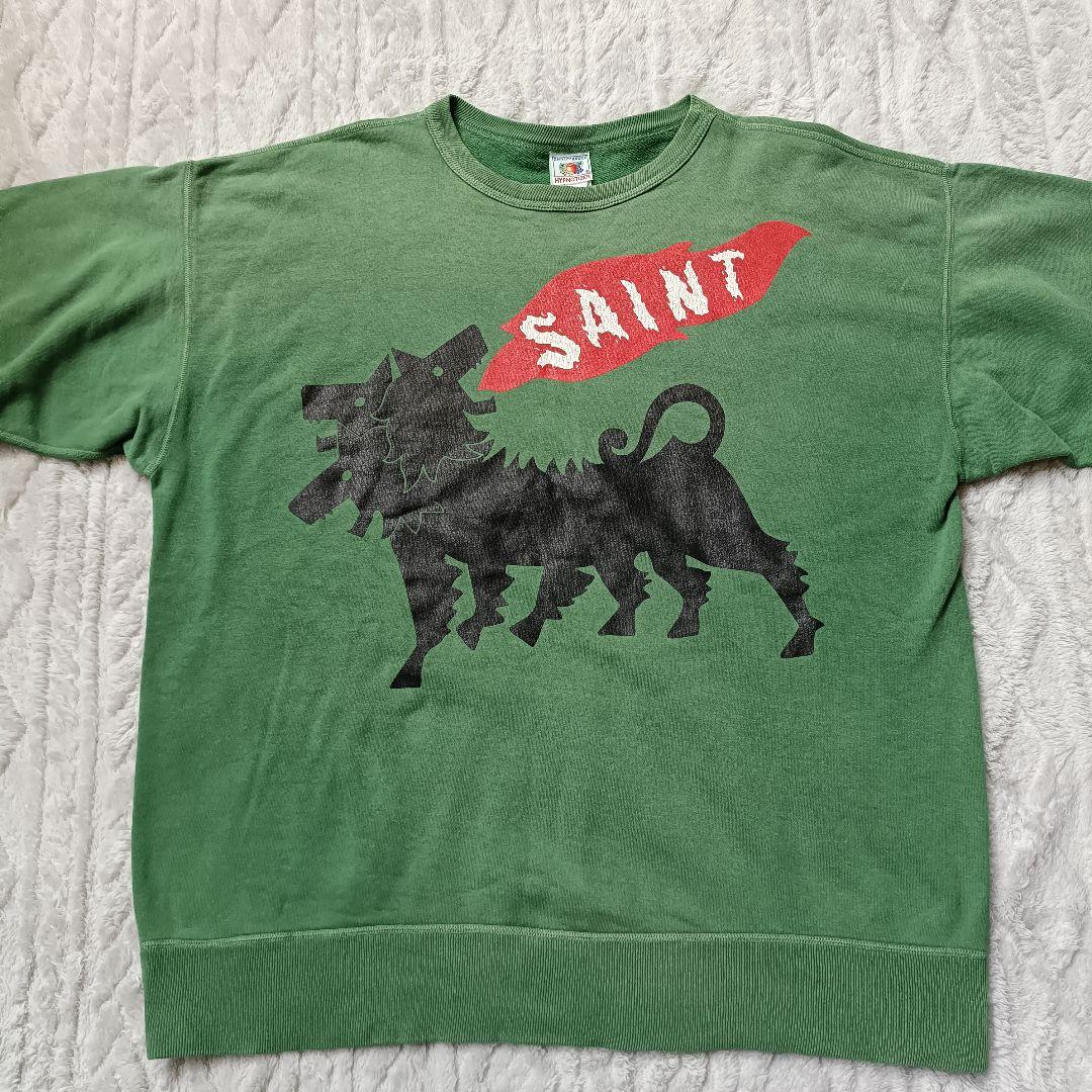 セントマイケル 23AW ケルベロス CRW N スウェット グリーン XL