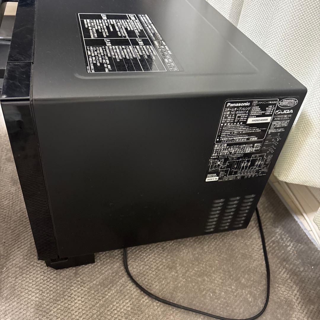 20年製 パナソニック スチームオーブンレンジ 3つ星 NE-BS657-K